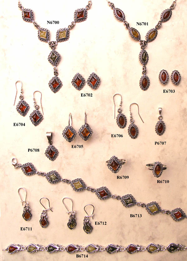 silver and amber jewellery wholesale Poland